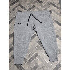 New Under Armour Rival Fleece Joggers Pants UA GRAY Women's Size 3X 1357035-035